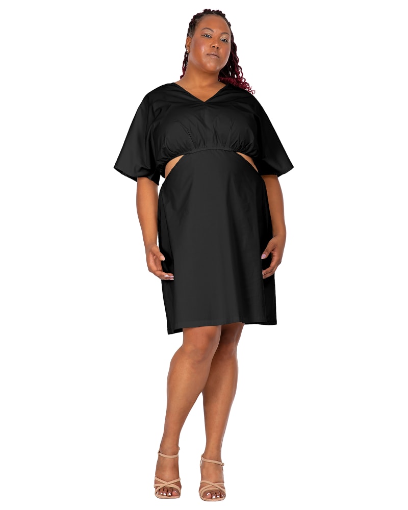Justice top black dress